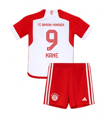 Maillot de foot Bayern Munich Harry Kane #9 Domicile enfant 2023-24 Manches Courte (+ pantalon court)